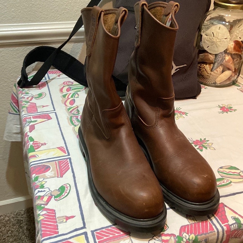Redwing brand pecos steel toe boots